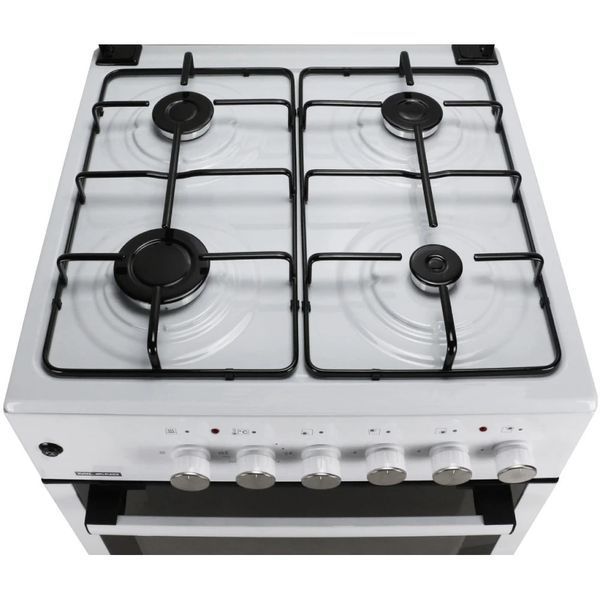 Плита газова Milano ML60 E40 газконтроль, біла ML60 E40+біла фото