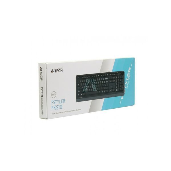 Клавіатура A4Tech FKS10 USB Grey (4711421963329) 4711421963329 фото