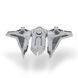 Star Wars Игровая коллекционная фигурка Medium Vehicle Транспорт и фигурка Kom'rk-Class Mandalorian Starfighter 12.5см SWJ0019 фото 6