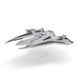 Star Wars Игровая коллекционная фигурка Medium Vehicle Транспорт и фигурка Kom'rk-Class Mandalorian Starfighter 12.5см SWJ0019 фото 7