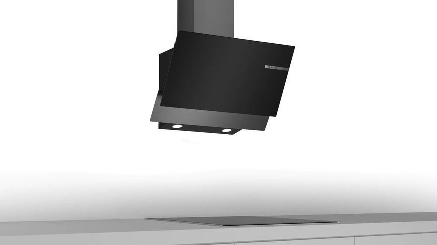 Bosch Вытяжка наклонная, 60см, 616м3ч, черный DWK65AD30R фото