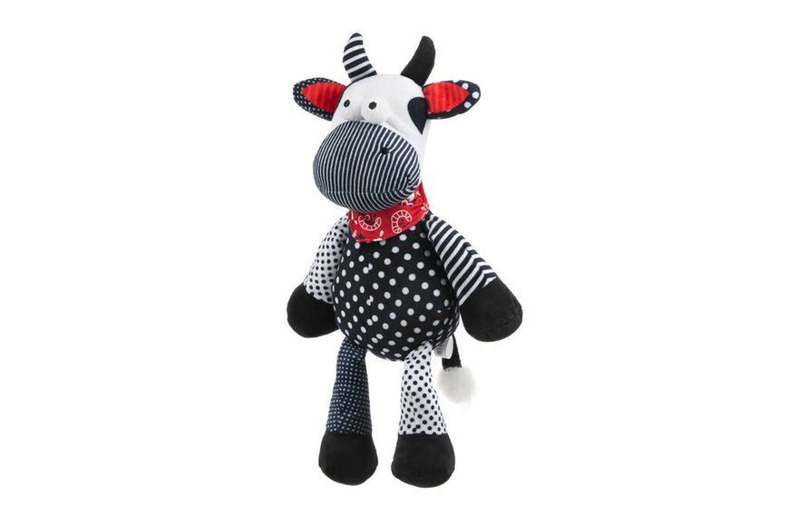 М'яка іграшка Same Toy Корова/Бик 30см, чорно-білий A1057/30 фото