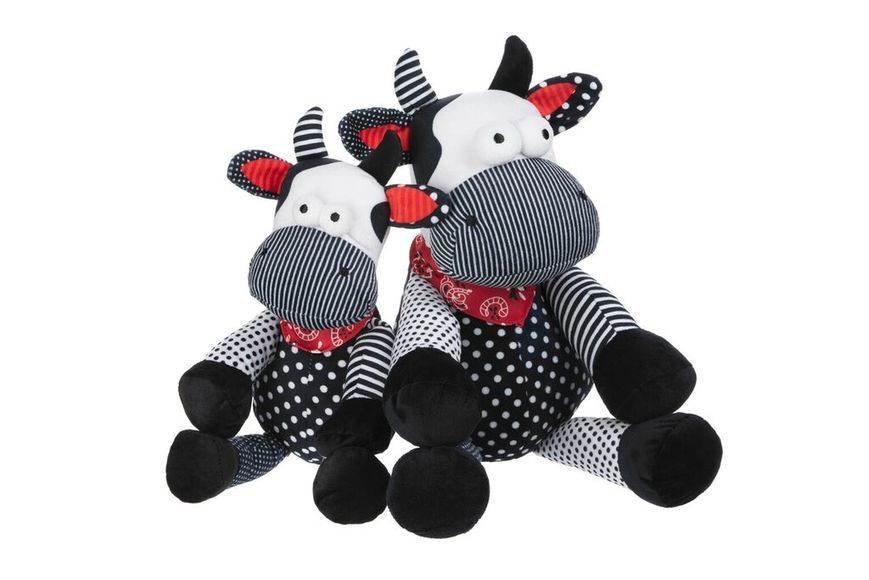 М'яка іграшка Same Toy Корова/Бик 30см, чорно-білий A1057/30 фото
