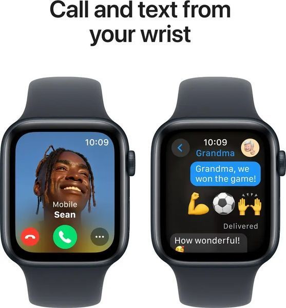 Смарт-годинник Apple Watch SE 2 GPS 40mm Midnight Aluminium Case with Sport Band S/M (MXE73) MXE73QH/A фото