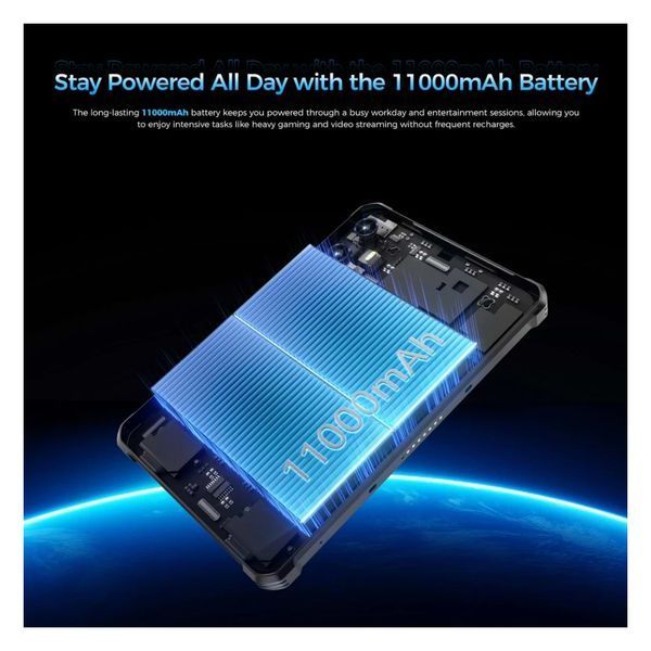 Планшет OUKITEL RT3 plus 8" 4/128GB NFC LTE Black (6941749808516) 6941749808516 фото