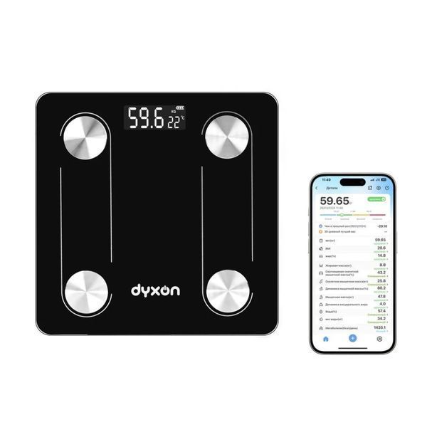 Ваги підлогові DYXON MEGASCALES 100 Black (DXNVGMGSCLS100B) DXNVGMGSCLS100B фото
