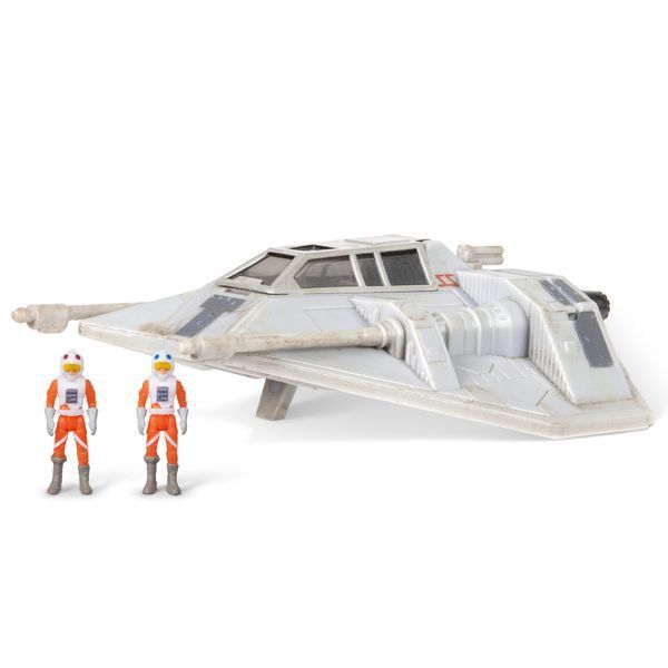 Ігрова колекційна фігурка Star Wars Medium Vehicle Транспорт та фігурка Snowspeeder (Luke Skywalker) 12.5см SWJ0023 фото