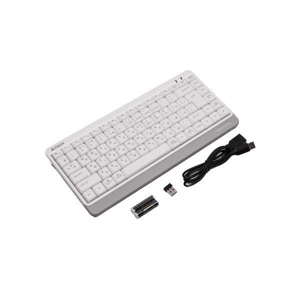 Клавіатура A4Tech FBK11 Wireless White (4711421965491) 4711421965491 фото