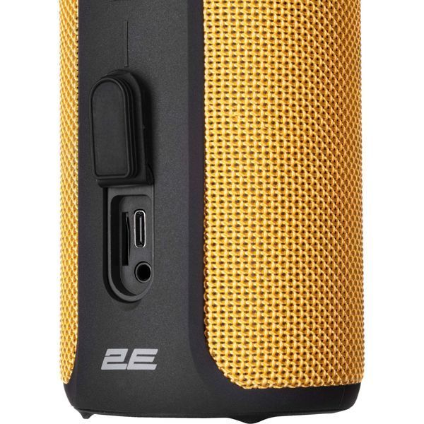 Акустична система 2E SoundXTube TWS MP3 Wireless WaterproofYellow (2E-BSSXTWYW) 2E-BSSXTWYW фото