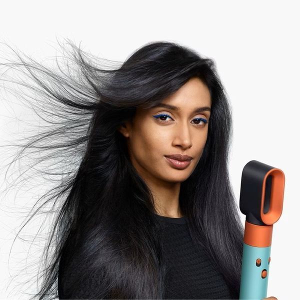 Стайлер Dyson Airwrap I.D. HS08 Curly/Coily Ceramic Patina/Topaz, 1300Вт, темп.режимов-3, D -30,40mm, насадок-6, керамика, голубой-медный 533736-01 фото