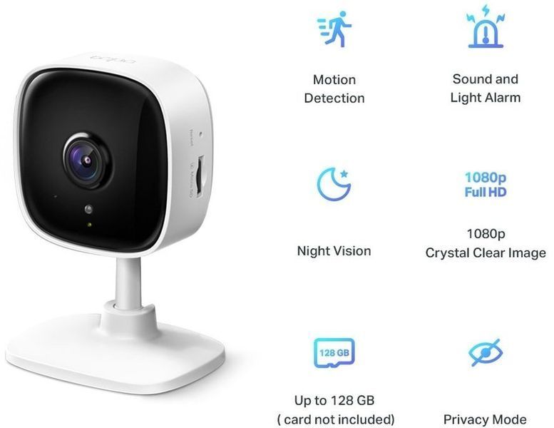 IP-Камера TP-LINK Tapo TC60 FHD N300 microSD motion detection TC60 фото