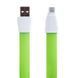 Кабель Remax Full Speed-2(flat) RC-011m Micro 2,1A/1m Green ad704541-09e8-11ea-8261-38d54713ceda фото 1