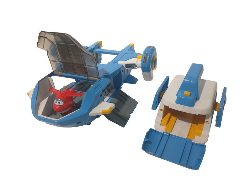 Super Wings Игровой набор Supercharge Air Moving Base, Воздушная База, свет, звук EU740831 фото