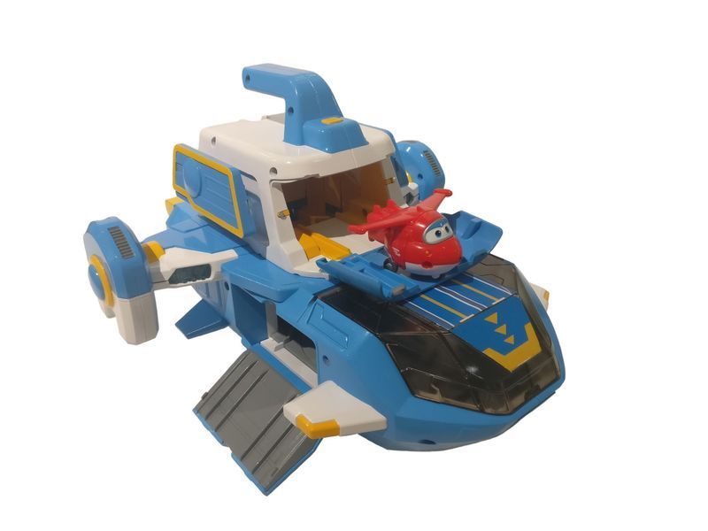 Super Wings Игровой набор Supercharge Air Moving Base, Воздушная База, свет, звук EU740831 фото