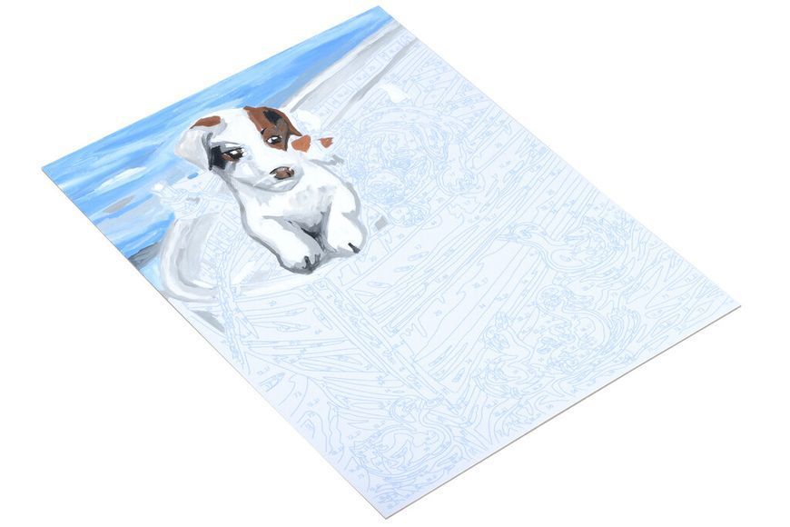 Набор для творчества PAINTING BY NUMBERS JUNIOR Puppies and Ducks Sequin Art SA1332 фото