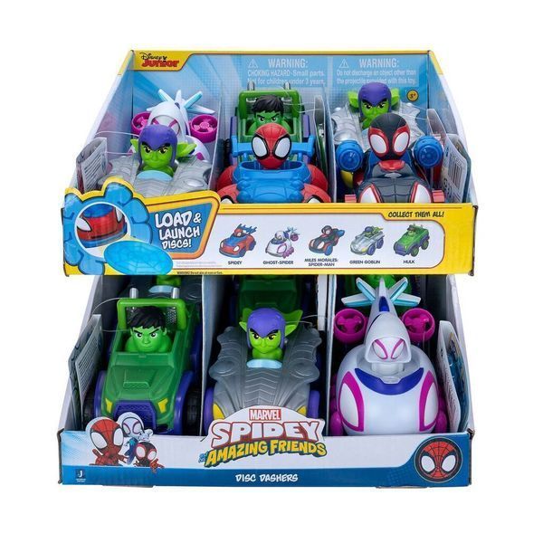 Машинка Spidey Little Vehicle Disc Dashers Зелений Гоблін (Green Goblin) SNF0011 фото