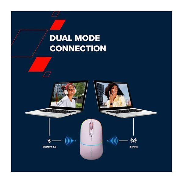 Мишка Canyon MW-22 Dual Band RGB Wireless Pearl Rose (CNS-CMSW22PR) CNS-CMSW22PR фото