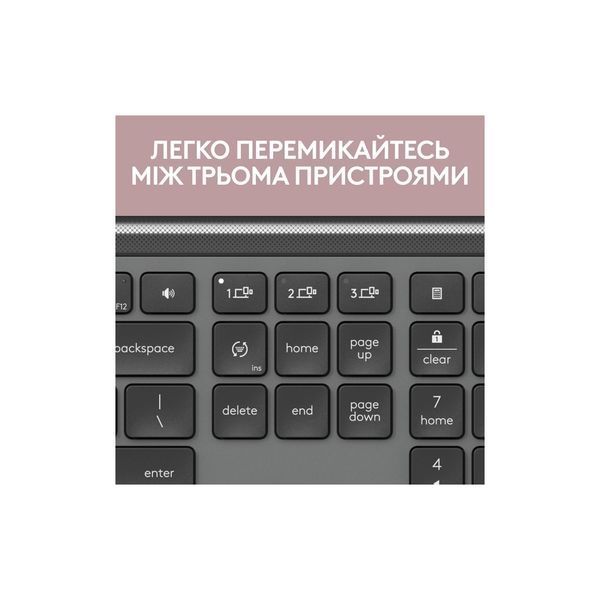 Клавиатура Logitech K950 Bluetooth/Wireless UA Graphite (920-012465) 920-012465 фото