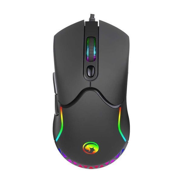 Мишка Marvo M359 RGB-LED USB Black (M359) M359 фото
