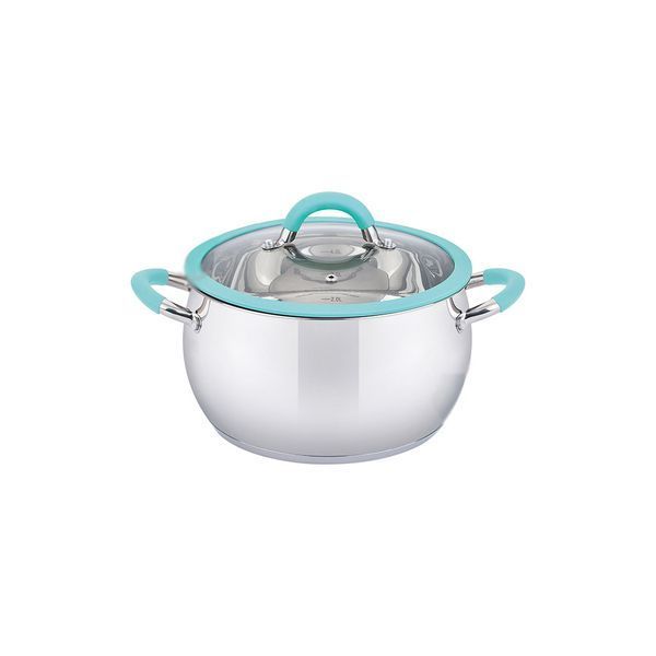 Кастрюля Pepper Apple Mint Silicone 22 см 5,0 л PR-1110-22 (107800) 107800 фото