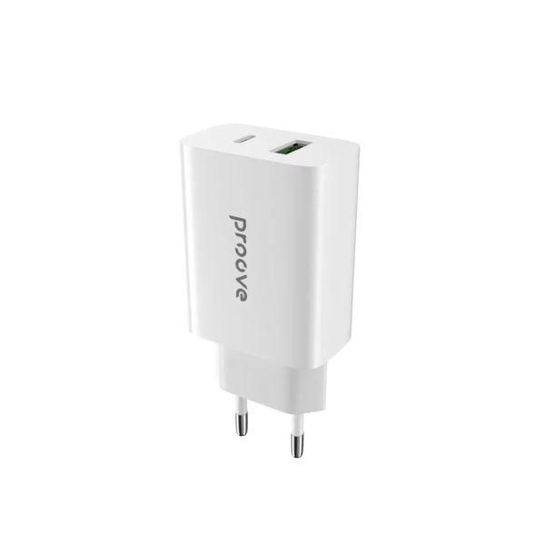 Зарядний пристрій Proove Rapid 20W (Type-C + USB) Power Adapter White (WCRP20110002) WCRP20110002 фото