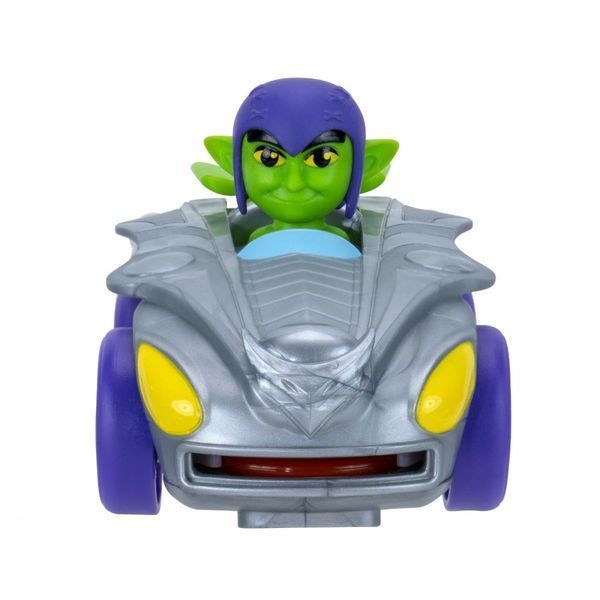 Машинка Spidey Little Vehicle Disc Dashers Зелений Гоблін (Green Goblin) SNF0011 фото