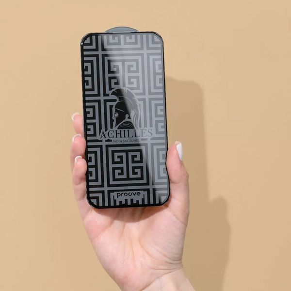 Захисне скло Proove Achilles iPhone 13/13 Pro/14/16e Black (PGPAIP140001) PGPAIP140001 фото