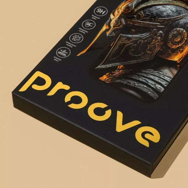 Захисне скло Proove Achilles iPhone 13/13 Pro/14/16e Black (PGPAIP140001) PGPAIP140001 фото