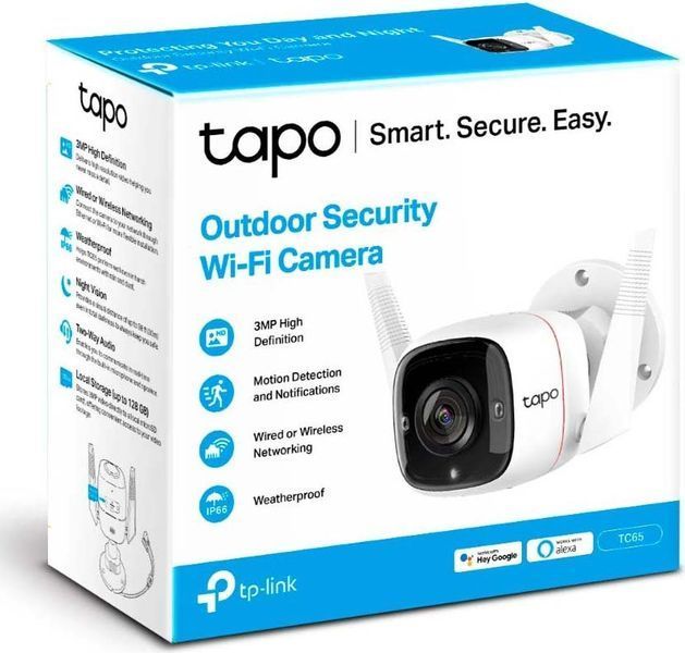 IP-Камера TP-LINK Tapo TC65 3MP N300 1xFE microSD outdoor TC65 фото