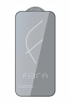 Защитное стекло Fibra Glass iPhone 16 Pro Max Black 009749-01 фото