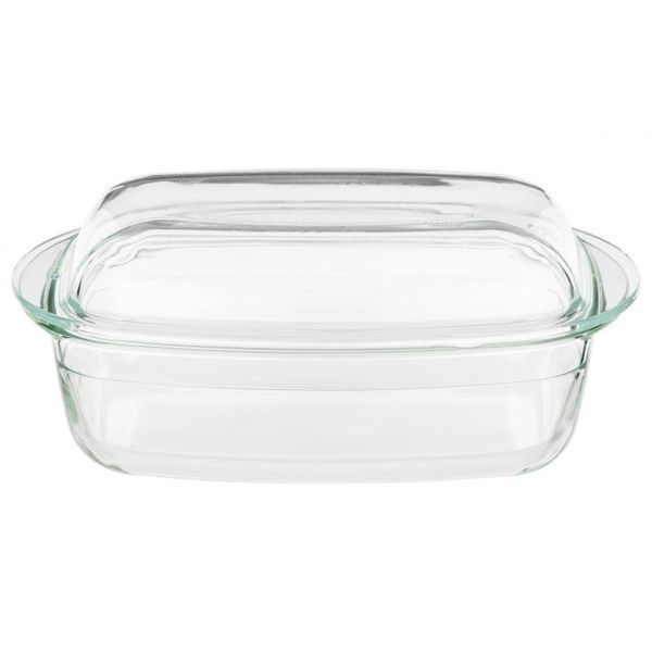 Форма для выпечки с крышкой Ardesto Black Mars (32.5х19.6х13.4см) прямоугольная, стекло (AR2409BG) AR2409BG фото