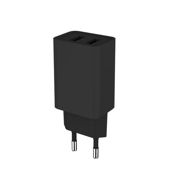 Зарядний пристрій Colorway 2USB AUTO ID 2.1A (10W) чорний (CW-CHS015-BK) CW-CHS015-BK фото