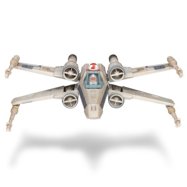 Star Wars Игровая коллекционная фигурка Medium Vehicle Транспорт и фигурка X-Wing (Blue 1) + Antoc Merric & R2-R9 12.5см SWJ0025 фото