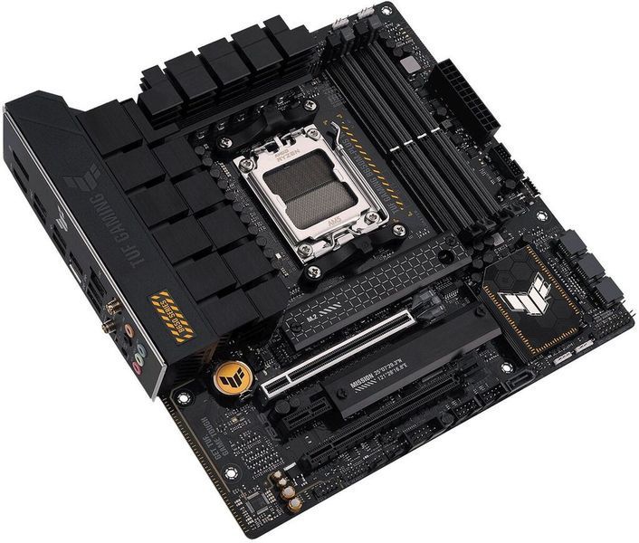 ASUS Материнcкая платаTUF GAMING B650M-PLUS WIFI sAM5 B650 4xDDR5 M.2 HDMI DP WiFi BT mATX 90MB1BF0-M0EAY0 фото