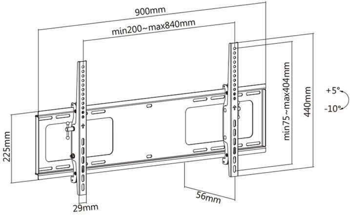 Кронштейн для ТВ iTech PLB-2B PLB-2B фото