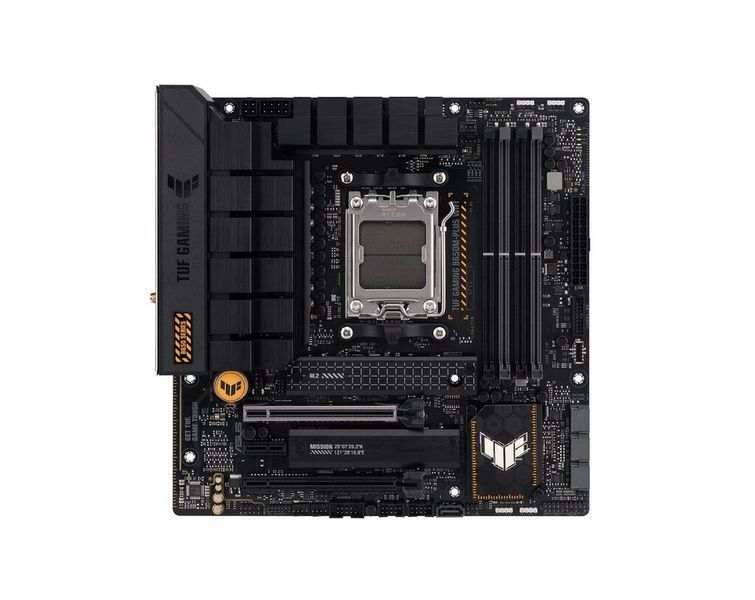 ASUS Материнcкая платаTUF GAMING B650M-PLUS WIFI sAM5 B650 4xDDR5 M.2 HDMI DP WiFi BT mATX 90MB1BF0-M0EAY0 фото