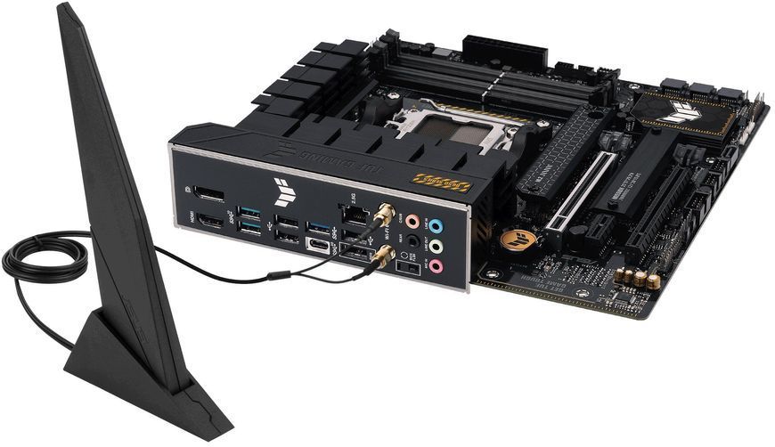 ASUS Материнcкая платаTUF GAMING B650M-PLUS WIFI sAM5 B650 4xDDR5 M.2 HDMI DP WiFi BT mATX 90MB1BF0-M0EAY0 фото