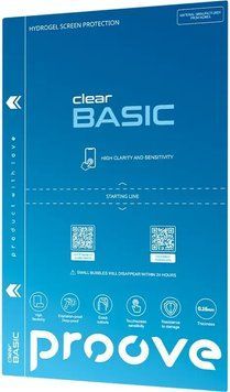 Защитная пленка для плоттера Proove Hydrogel Screen Protection BASIC Clear GGBA11600150 фото