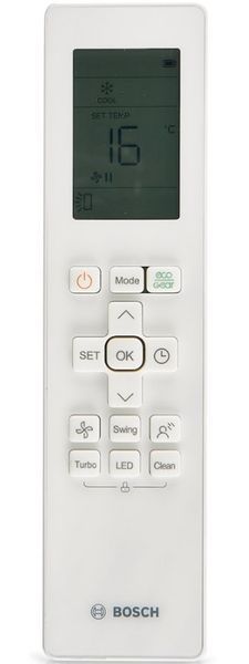 Внутрішній блок мульти спліт-системи Bosch CL3000iU W 26 E 25м2 9000BTU 2.6кВт білий (7733701564) 7733701564 фото