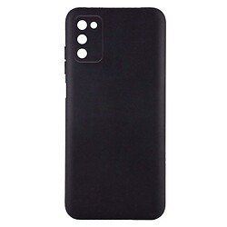 Накладка Silicone Case Full для Samsung A03S (A037) Black A037 фото