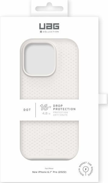 Накладка UAG для Apple iPhone 14 Pro Dot Magsafe Marshmallow 114082313535 фото