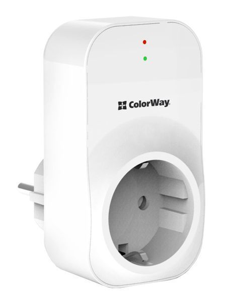 Реле напруги ColorWay (16A/3680W) 165V/260V LED1 White (CW-VR16-03L) CW-VR16-03L фото