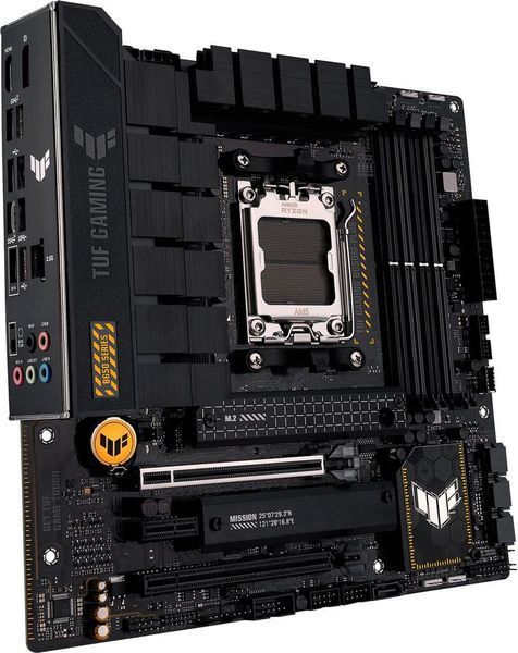 ASUS Материнcкая плата TUF GAMING B650M-PLUS sAM5 B650 4xDDR5 M.2 HDMI DP mATX 90MB1BG0-M0EAY0 фото