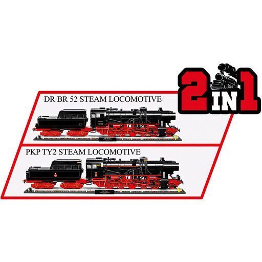 Конструктор Cobi Локомотив DRB Class 52 Ексклюзивний набір 1:35, 2623 деталей (COBI-6280) COBI-6280 фото