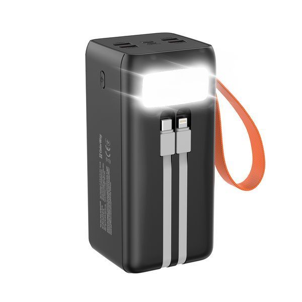 Універсальна батарея ColorWay 50000mAh PowerView (22.5W) Black (CW-PB500LP02BK) CW-PB500LP02BK фото