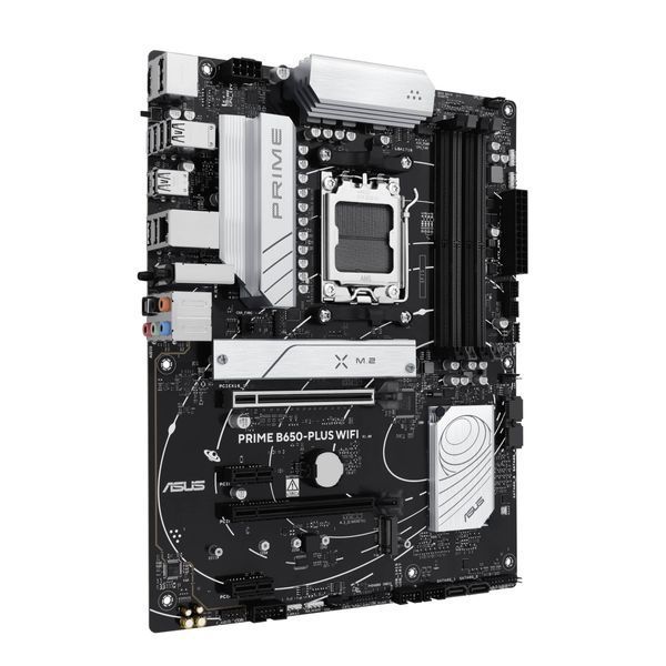 ASUS Материнcкая плата PRIME B650-PLUS WIFI sAM5 B650 4xDDR5 M.2 HDMI DP WiFi BT ATX 90MB1KP0-M0EAY0 фото