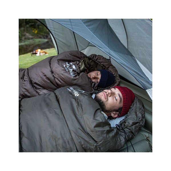 Спальний мішок Naturehike з капюшоном U250S NH20MSD07 (0&deg;C) лівий, коричневий (6927595769294-L) 6927595769294-L фото