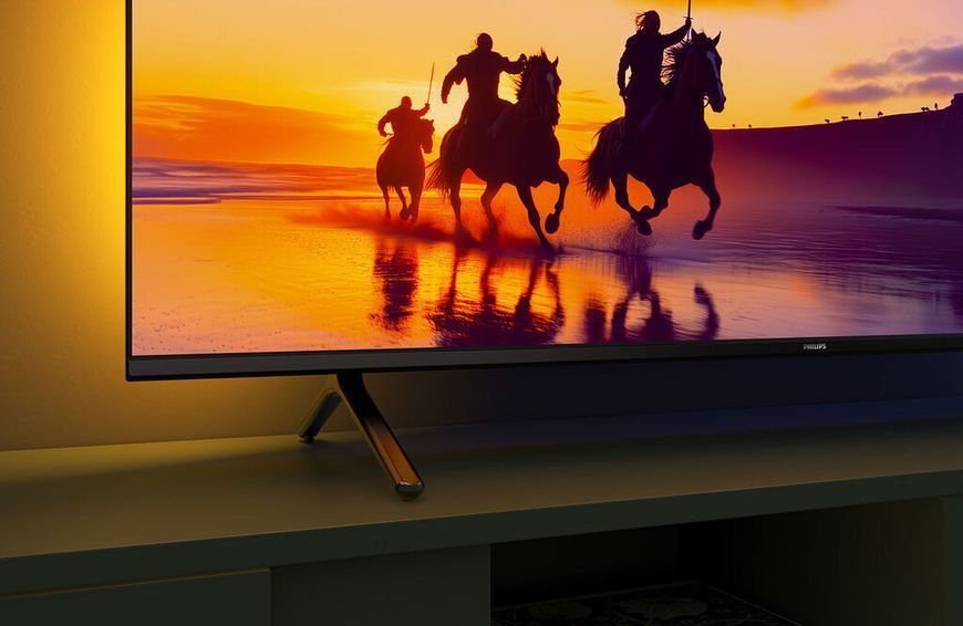 Телевизор 43" Philips QLED 4K 60Hz Smart Titan OS Black Ambilight 43PUS8510/12 фото
