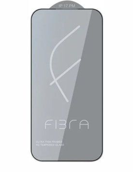 Защитное стекло Fibra Glass iPhone 17 Pro Black 009746-01 фото