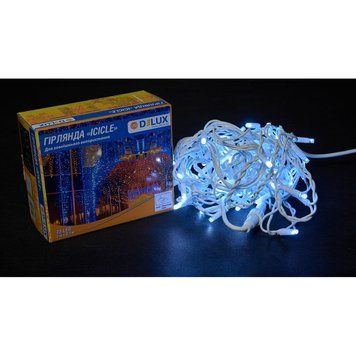 Гірлянда Delux Icicle 75LED 2x0.7m 18 flash білий/білий IP44 EN (90012951) 90012951 фото